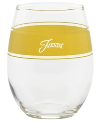 Fiesta Bright Frame 15 Ounce Stemless Wine Glass, Set of 4