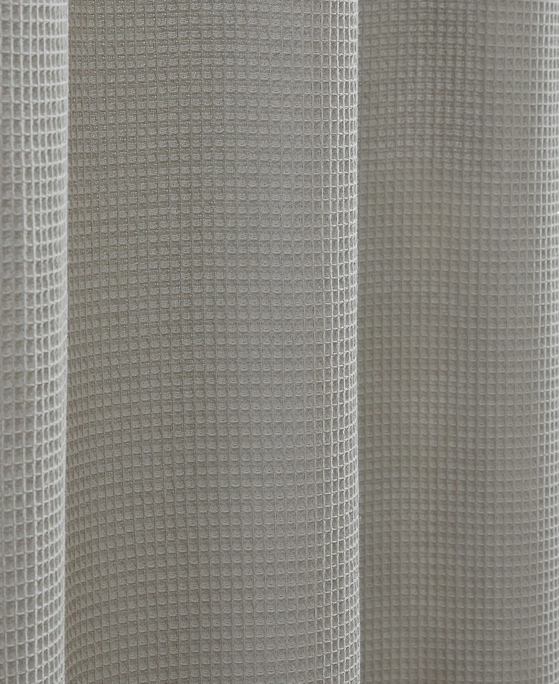 Kenneth Cole Reaction Waffle Shower Curtain, 72" X 70"