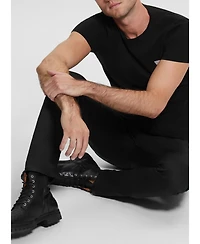 Guess Men's Miami Black Coated Skinny Jeans