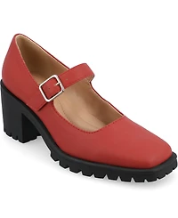 Journee Collection Women's Gladys Lug Sole Mary Jane Pumps