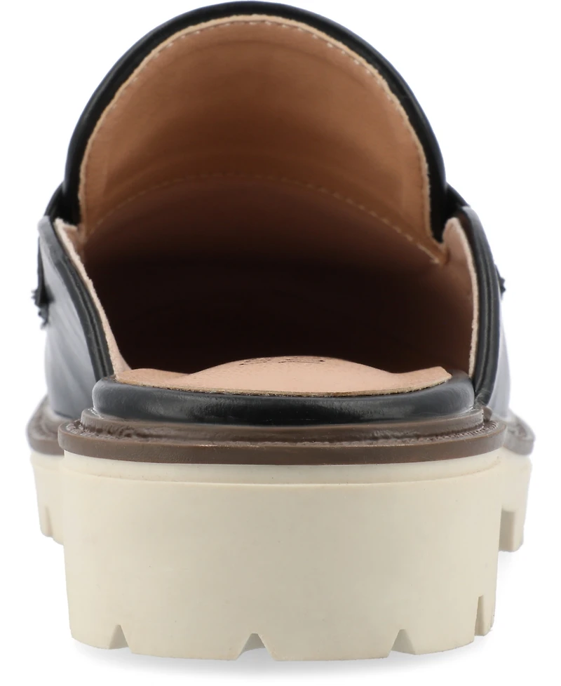 Journee Collection Women's Miycah Slip On Mule Flats