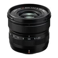 Fujifilm Xf 8mm f/3.5 R Wr Lens, Black