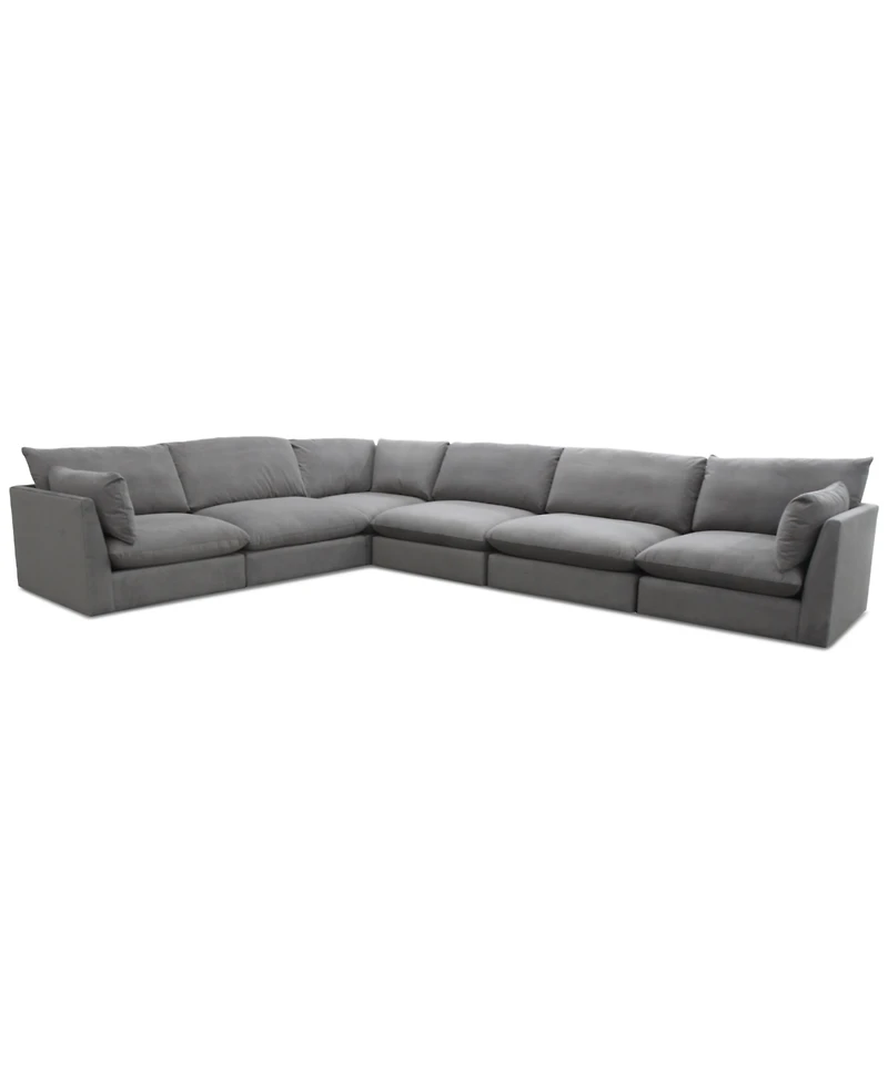 Marsten 168" 6-Pc. Fabric Sectional, Created for Macy's