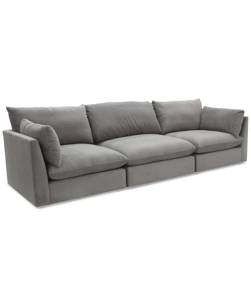 Marsten 126" 3-Pc. Fabric Sectional, Created for Macy's