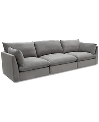 Marsten 126" 3-Pc. Fabric Sectional, Created for Macy's