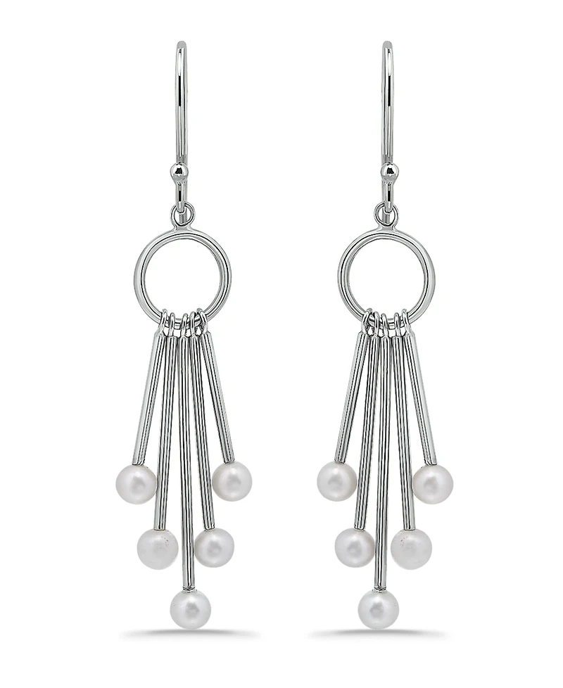 Macy's White Cultured Pearl Drop Earring
