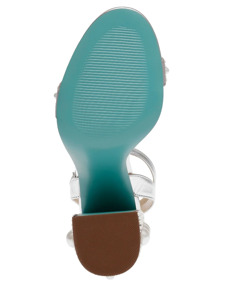 Betsey Johnson Women's Lexi Pearl Evening Sandals
