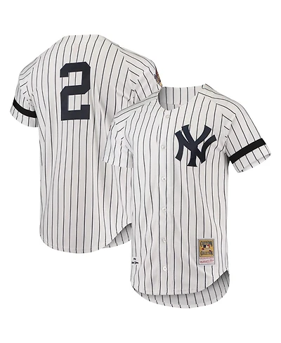 Men's Mitchell & Ness White New York Yankees Cooperstown Collection 1996 Authentic Home Jersey