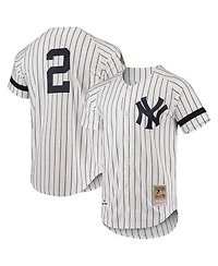 Men's Mitchell & Ness White New York Yankees Cooperstown Collection 1996 Authentic Home Jersey