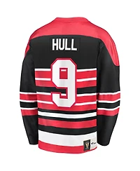 Men's Fanatics Bobby Hull Red Chicago Blackhawks Premier Breakaway Retired Player Jersey