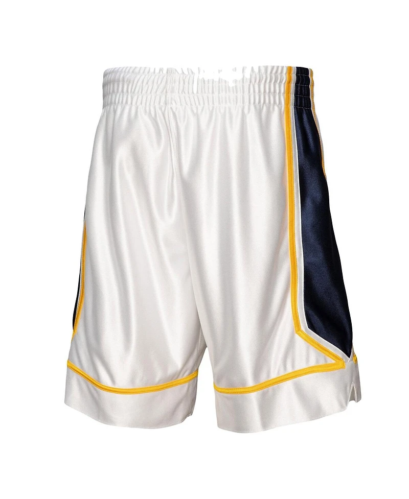 Men's Mitchell & Ness White Marquette Golden Eagles Authentic Shorts