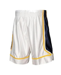 Men's Mitchell & Ness White Marquette Golden Eagles Authentic Shorts