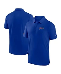 Men's Nike Royal Buffalo Bills Sideline Coaches Dri-fit Polo Shirt