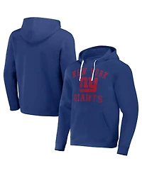 Men's Nfl x Darius Rucker Collection by Fanatics Royal Distressed New York Giants Coaches Pullover Hoodie