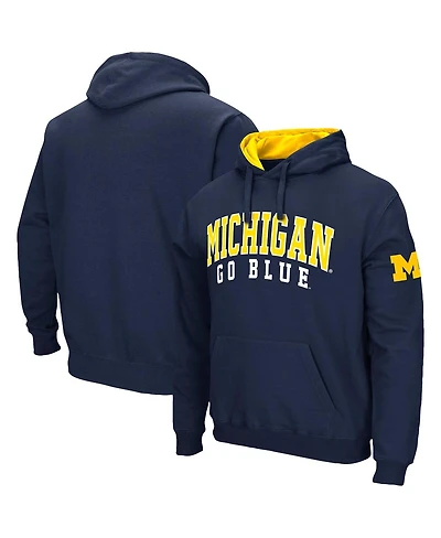 Colosseum Men's Michigan Wolverines Double Arch Pullover Hoodie