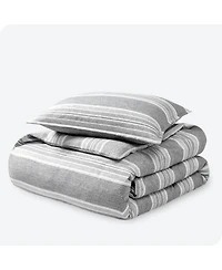 Bare Home Double Brushed Duvet Cover Set Twin/Twin Xl - Stripe