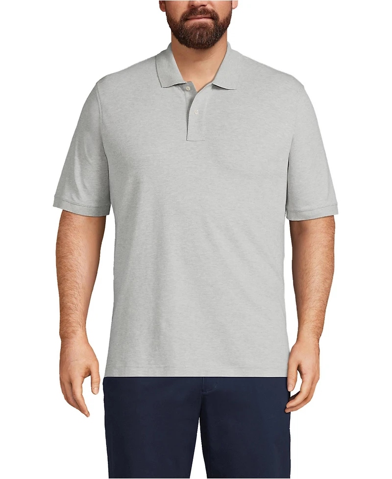 Lands' End Big & Tall Short Sleeve Comfort-First Mesh Pique Polo Shirt
