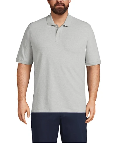 Lands' End Big & Tall Short Sleeve Comfort-First Mesh Pique Polo Shirt
