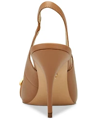 Donna Karan New York Women's Sayer Leather Square Toe Slingback Pumps