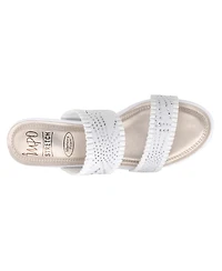 Impo Women's Verbena Embellished Stretch Wedge Sandals