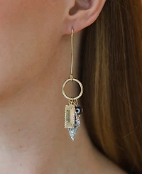 Matr Boomie Drishti Evil Eye Dangle Drop Charm Earrings