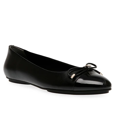 Anne Klein Women's Luci Cap Toe Ballet Flats