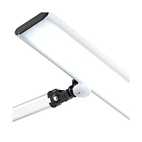 360 Lighting Flynn Modern Desk Lamp 25" High Metallic Black Silver with Usb Charging Port Phone Cradle Adjustable Swivel Led for Living Room Offi