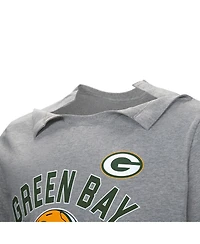 Men's Gray Green Bay Packers Tackle Adaptive T-shirt