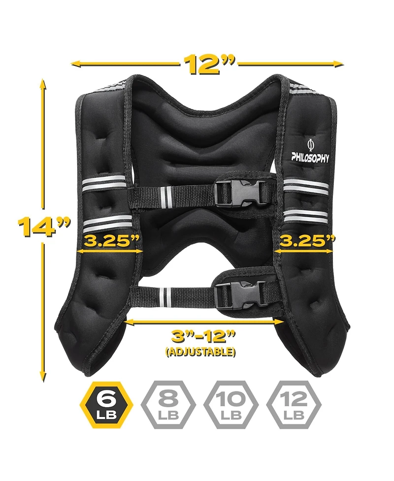 Philosophy Gym Weighted Workout Vest Lb