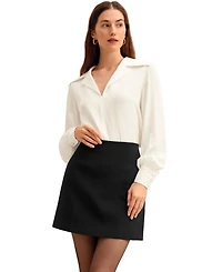 Lilysilk Women's The Cervina V Neck Silk Blouse