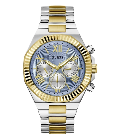 Guess Men's Analog Two-Tone 100% Steel Watch 44mm