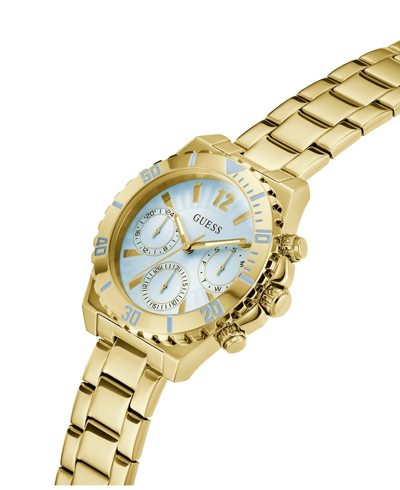 Guess Women's Analog Gold-Tone Stainless Steel Watch 39mm