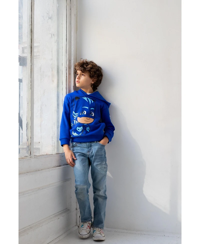 Pj Masks Little Boys Catboy Owlette Gekko Fleece Hoodie