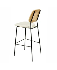 Tov Furniture 2 Pcs Rattan Counter Stool