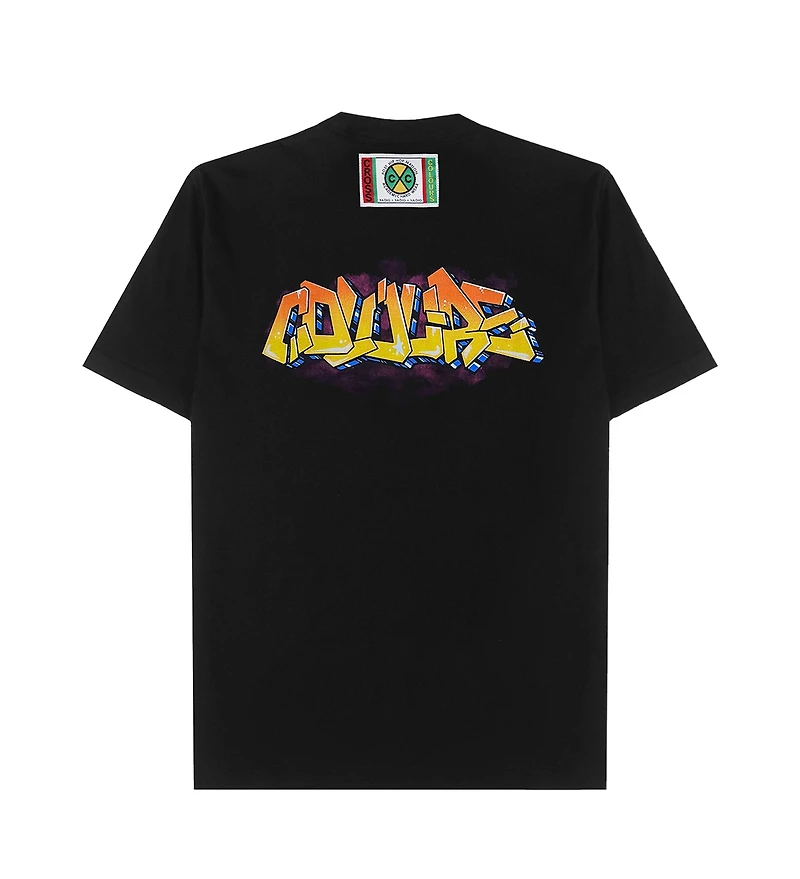 Cross Colours Men's New York Orange Graffiti T- shirt