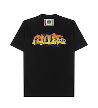 Cross Colours Men's New York Orange Graffiti T- shirt
