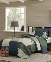 Woolrich Mill Creek Oversized Cotton 2-Pc. Quilt Set, Twin/Twin Xl