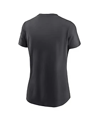 Women's Nike Anthracite San Francisco 49ers 2023 Nfc Champions Locker Room Trophy Collection T-shirt