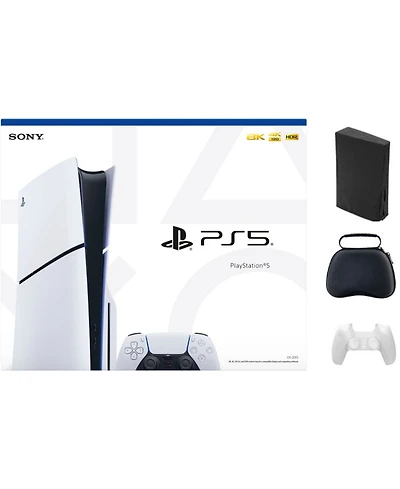 Sony - PlayStation 5 Slim Console - White With Accessories