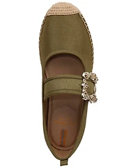 Sam Edelman Women's Maddy Mary Jane Espadrille Flats