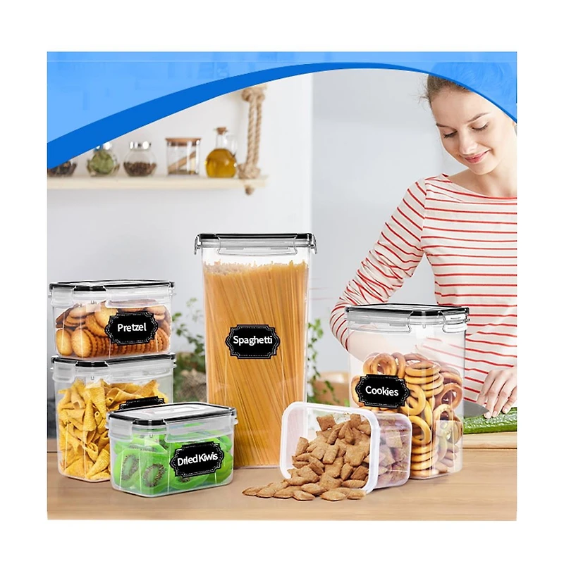 Airtight Food Storage Containers with Lids 24pcs Dry Food Storage Containers