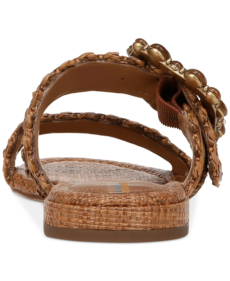 Sam Edelman Elisa Embellished Buckle Double Band Sandals