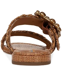 Sam Edelman Elisa Embellished Buckle Double Band Sandals