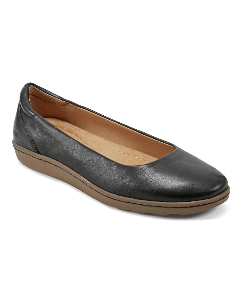 Earth Women's Landen Slip-on Round Toe Casual Ballet Flats