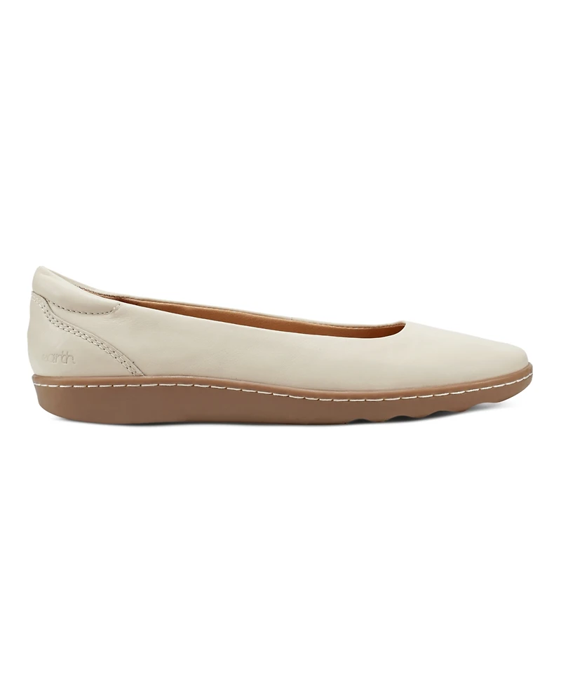 Earth Women's Landen Slip-on Round Toe Casual Ballet Flats