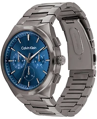 Calvin Klein Men's Distinguish Gray Stainless Steel Bracelet Watch 44mm