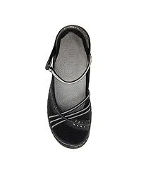 Jbu Women's Maya Breathable Hook and Loop Shoe