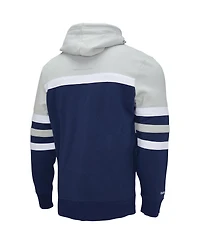 Men's Mitchell & Ness Navy, Dallas Cowboys Head Coach Pullover Hoodie