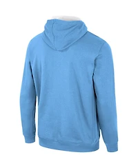 Men's Colosseum Light Blue Columbia University Team Half-Zip Pullover Hoodie