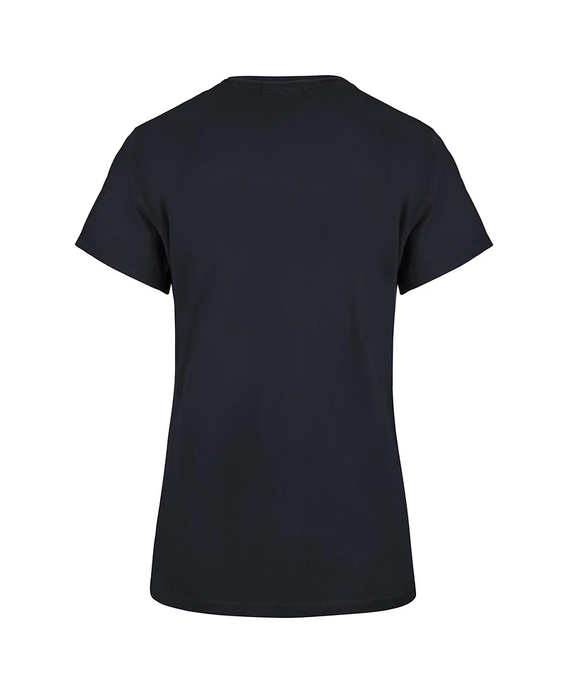 Women's '47 Brand Navy Distressed Michigan Wolverines 12-Time Football National Champions Frankie T-shirt